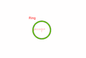 Ring mit Vermaßung