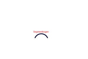 Segmentbogen ohne Vermaßung