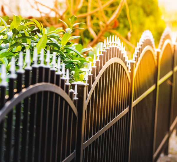 iron fence